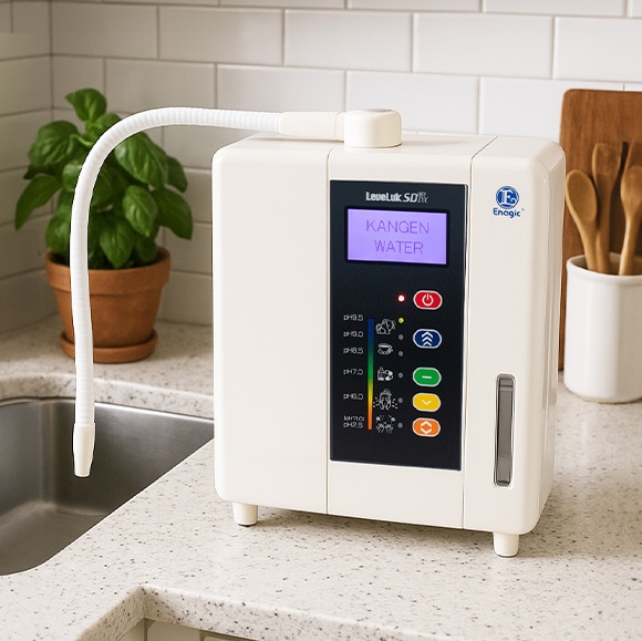 Leveluk SD501DX on a kitchen counter