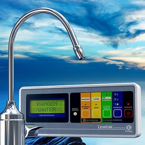 Leveluk SD501U faucet and panel, close up